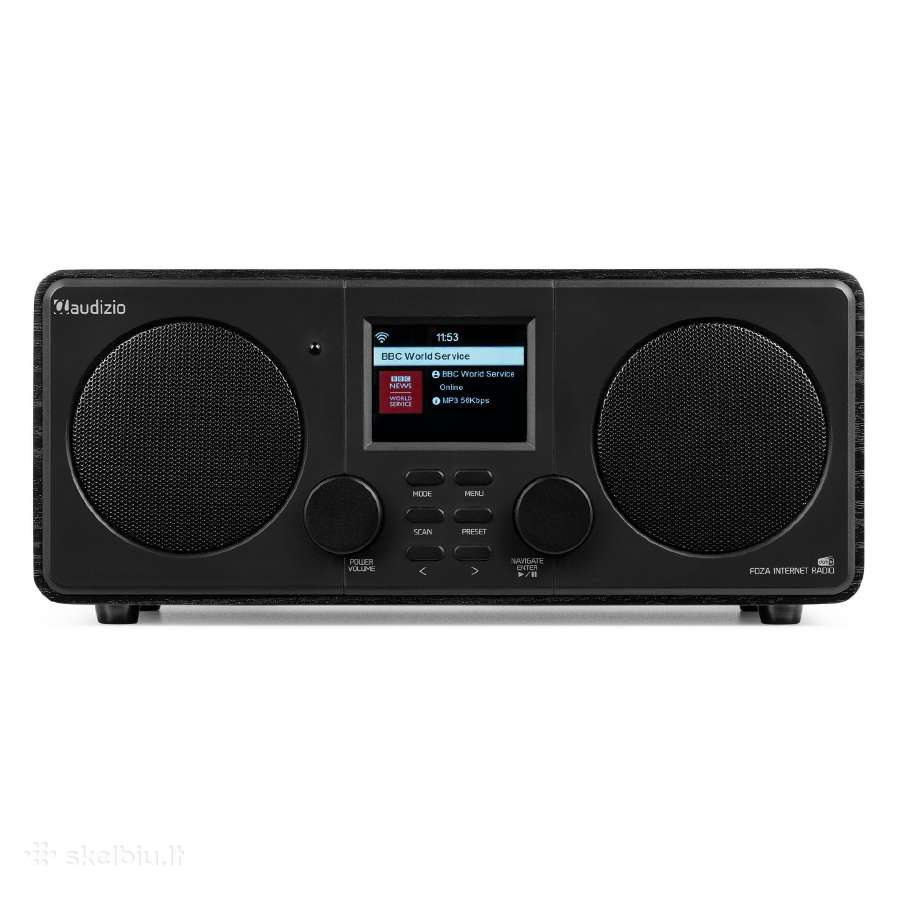 Audizio Foza WiFi internetinis radijo imtuvas, juo - nuotraukos Nr. 2