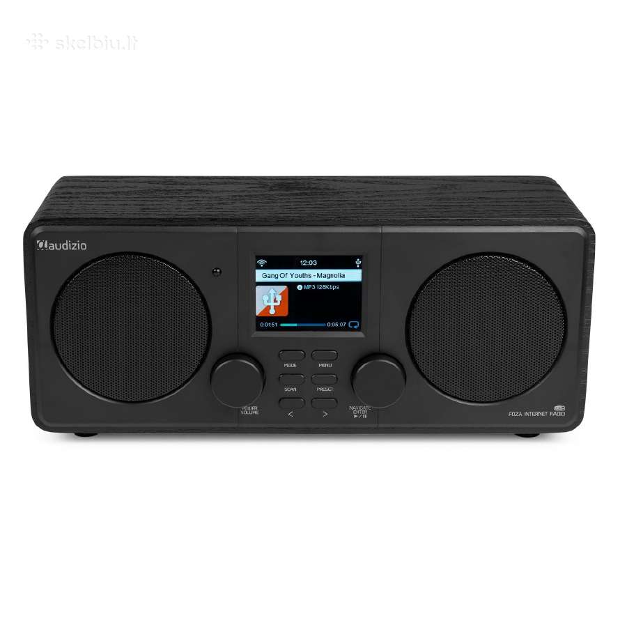Audizio Foza WiFi internetinis radijo imtuvas, juo - nuotraukos Nr. 5