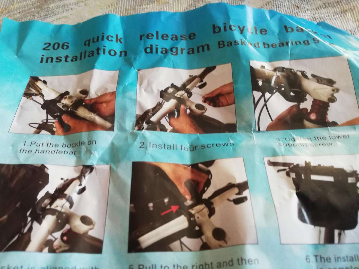 Dviracio krepsis ant vairo - nuotraukos Nr. 2