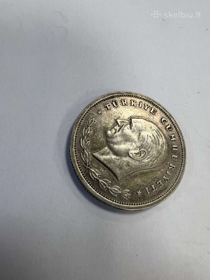 Turkija 100 kurušų, 1934 sidabras