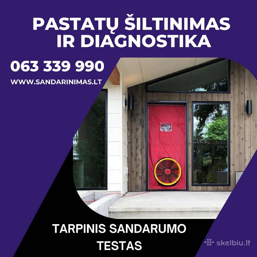 Šiltinimas Termoputomis, Poliuretanu, Vatomis - nuotraukos Nr. 4