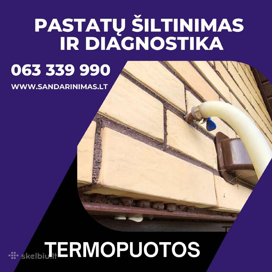 Šiltinimas Termoputomis, Poliuretanu, Vatomis - nuotraukos Nr. 6