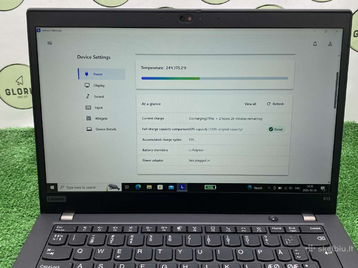 Lenovo Thinkpad X13 Gen 1 i5-10210u 256ssd #1-125 - nuotraukos Nr. 5