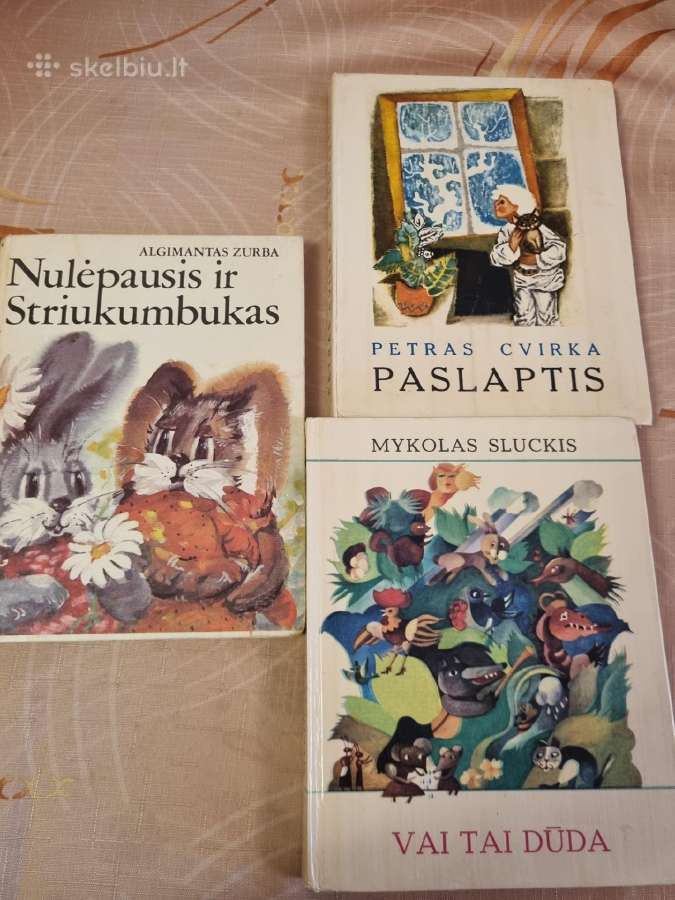 Sluckio , Cvirkos , Zurbos pasakų rinkinys 3 vnt