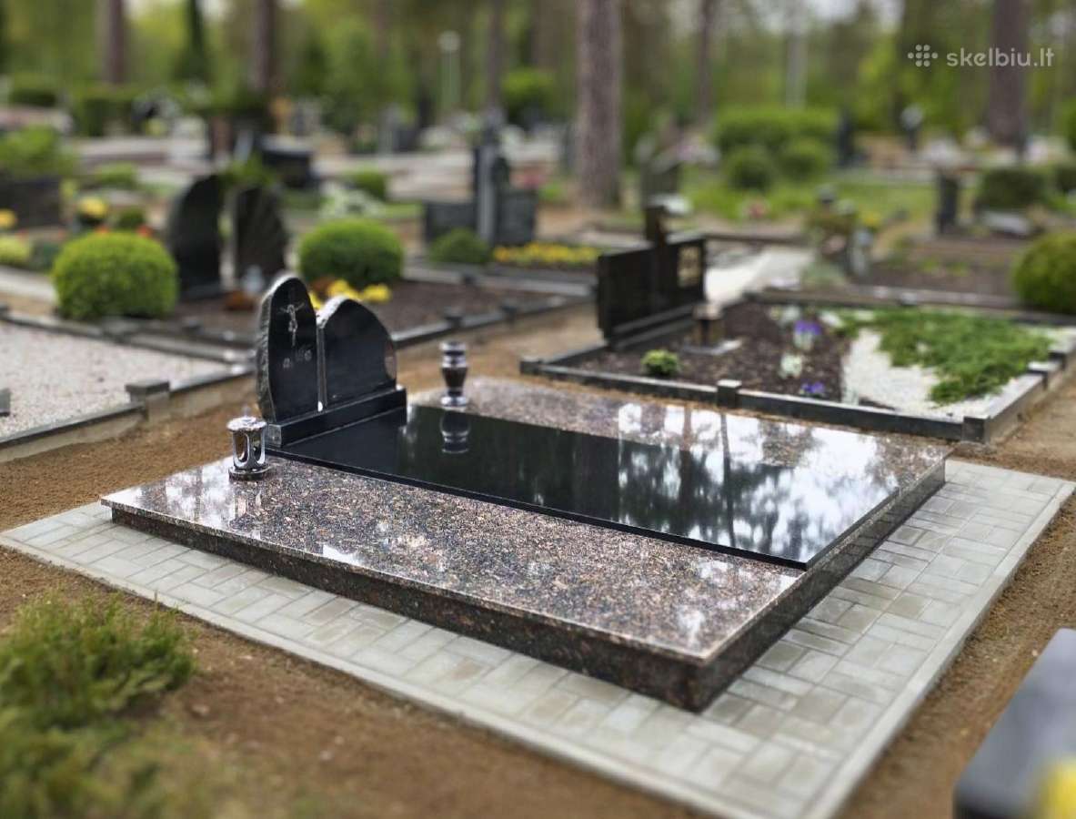 Paminklai plokštės kapams įrengimas atnaujinimas - nuotraukos Nr. 4
