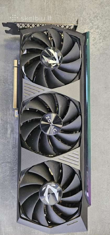 Naudotos vaizdo plokštės Rtx 3080ti, 3080, 3070