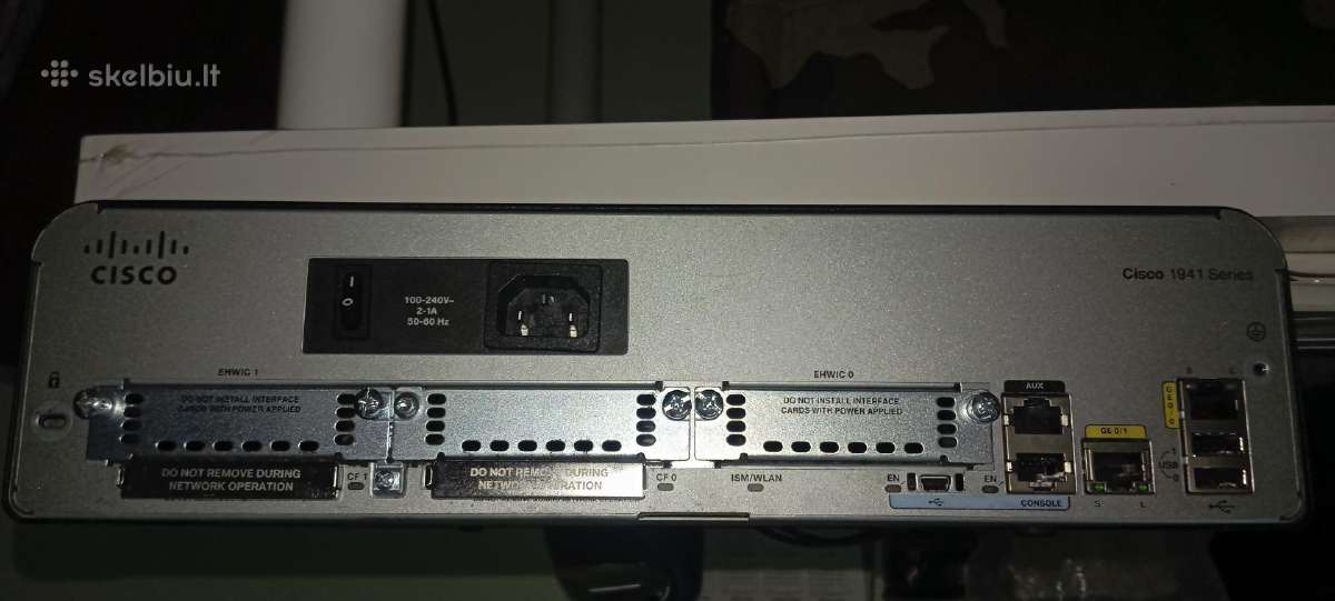 Cisco 1941/k9 - nuotraukos Nr. 4