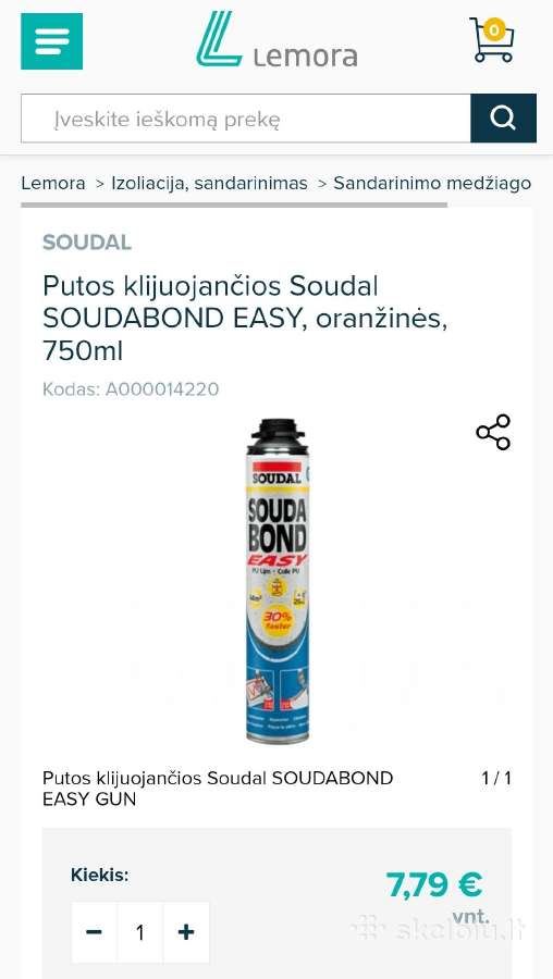 Penosileasygun - sandarinimo putos - nuotraukos Nr. 2