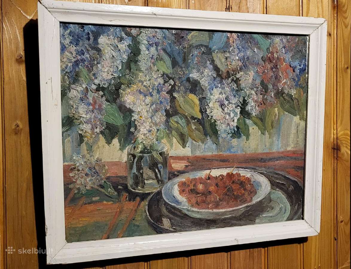 Senas grazus originalinis paveikslas - nuotraukos Nr. 6