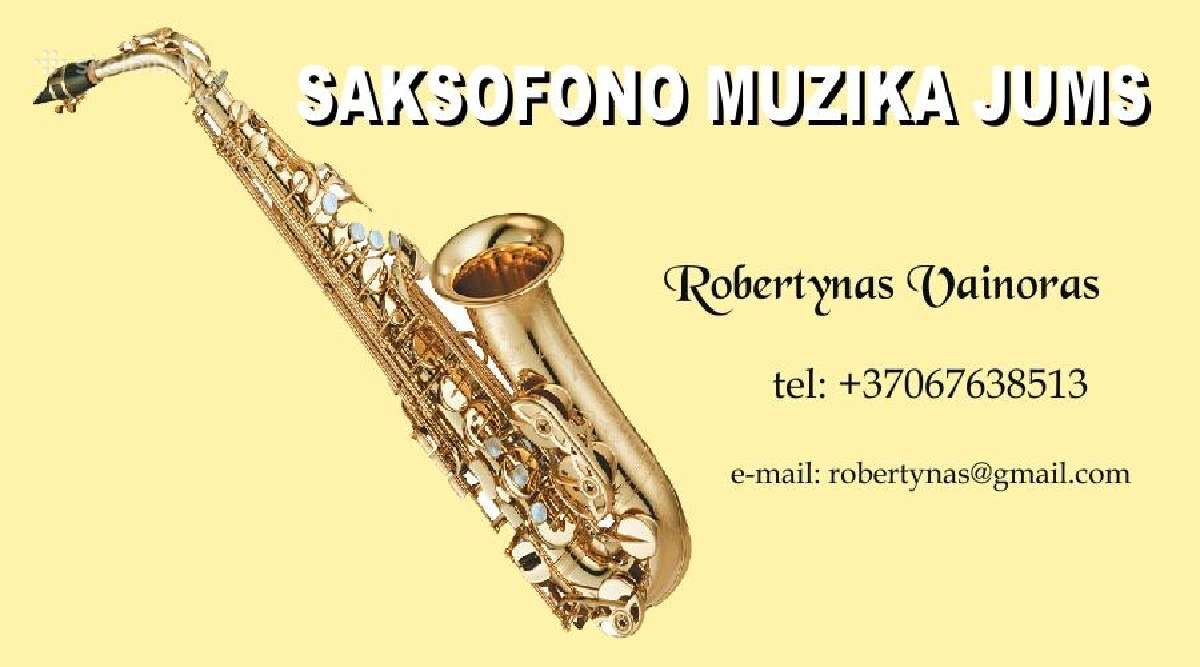 Saksofono muzika - nuotraukos Nr. 7