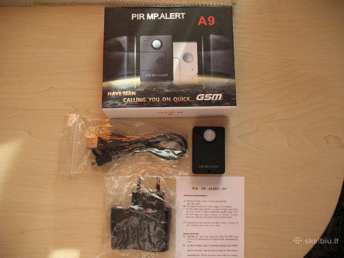 Pir mp alert (gsm blake-signalizacija nuo judesio) - nuotraukos Nr. 3