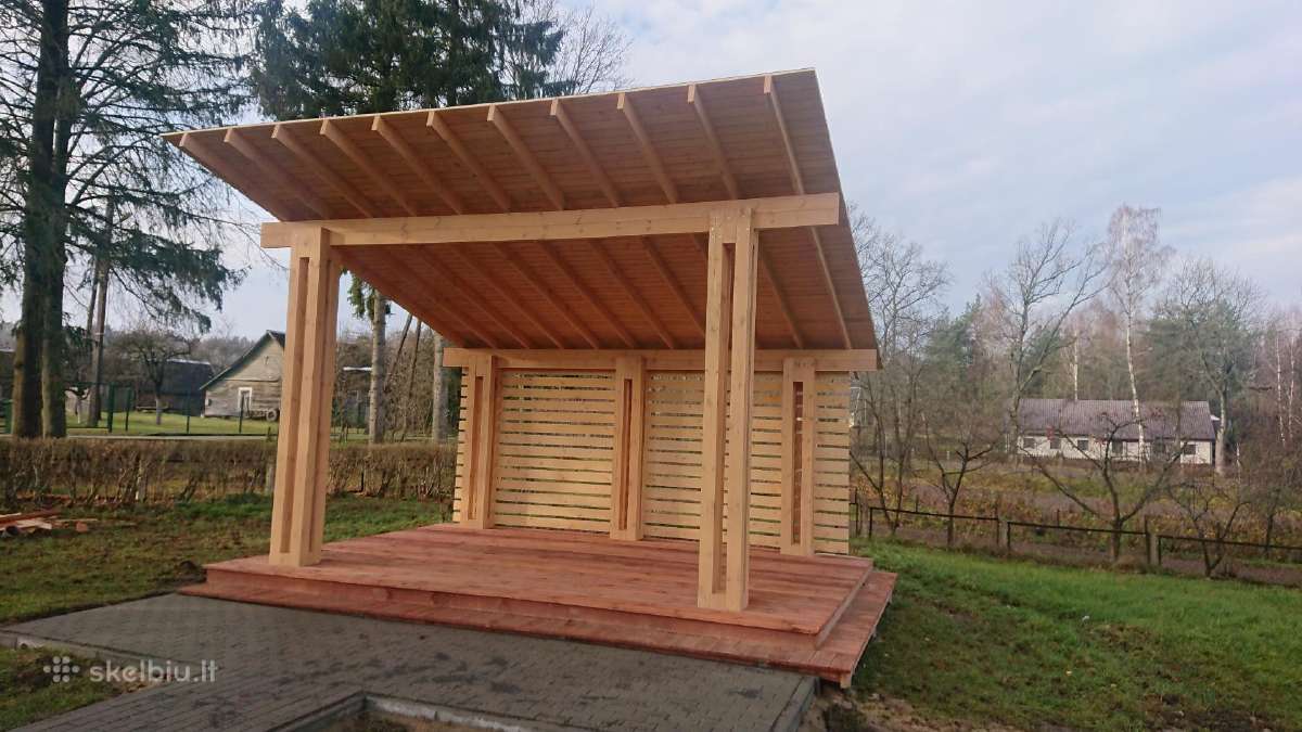 Sodo nameliai, pavėsinės, sandėliukai, garažai - nuotraukos Nr. 37