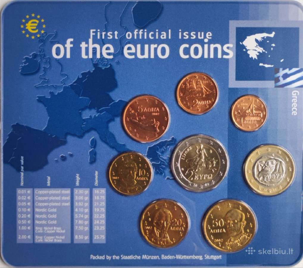 Euro monetu setai. - nuotraukos Nr. 14