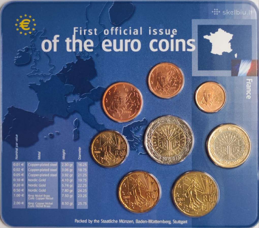 Euro monetu setai. - nuotraukos Nr. 15