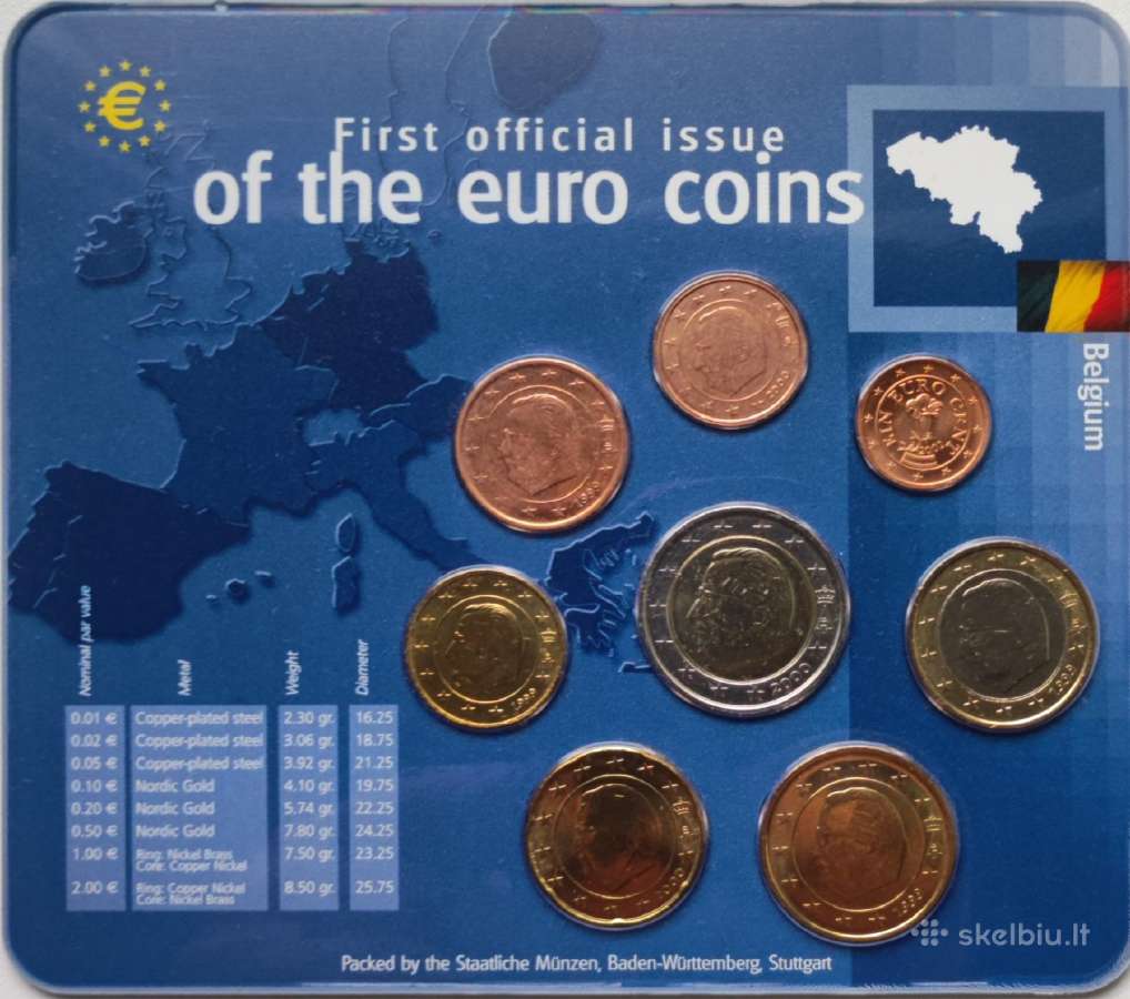 Euro monetu setai. - nuotraukos Nr. 38