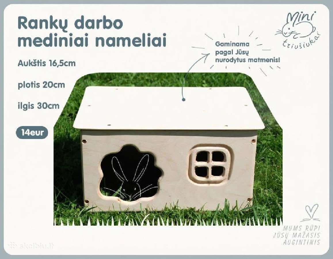 Dekoratyviniai nykštukiniai triušiukai, narveliai - nuotraukos Nr. 35