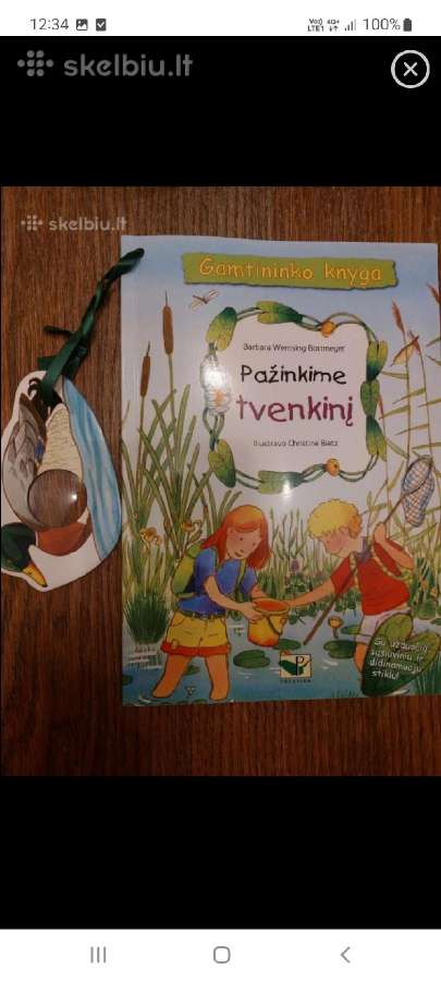 Vaikiška knygutė su pridėtu padidinamu stiklu