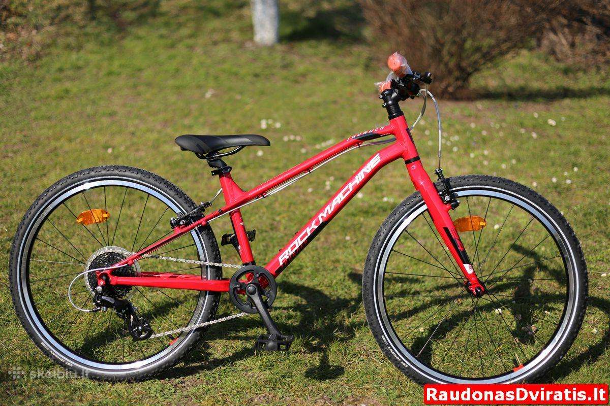 Naujas 24 Rock Machine raudonas 9.6kg