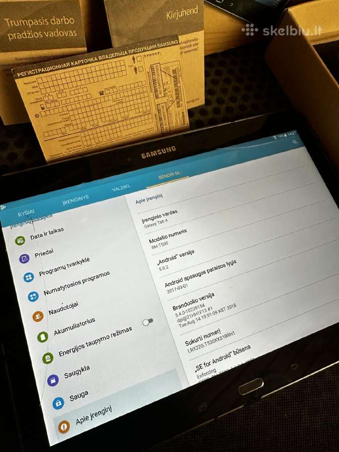 Samsung galaxy tab 4 - nuotraukos Nr. 7
