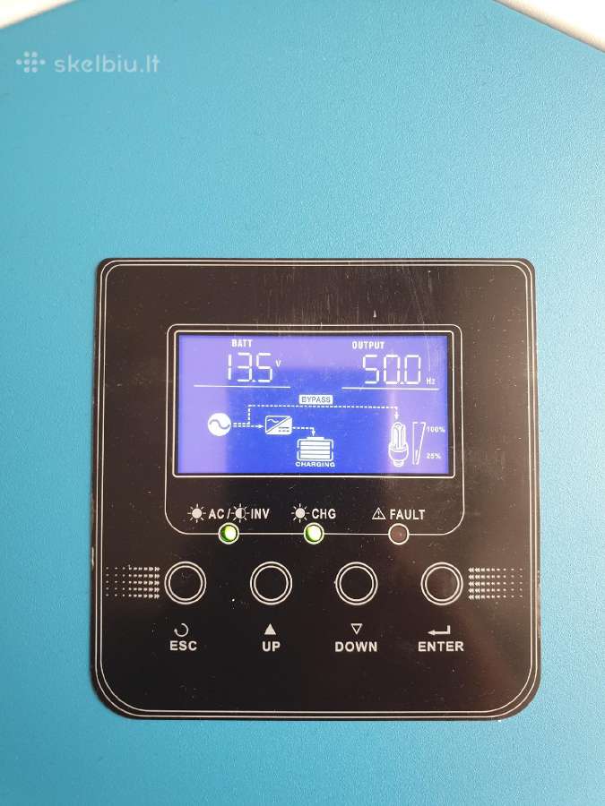 Hibridinis inverteris - off grid 12v 2.2kw su WiFi - nuotraukos Nr. 14