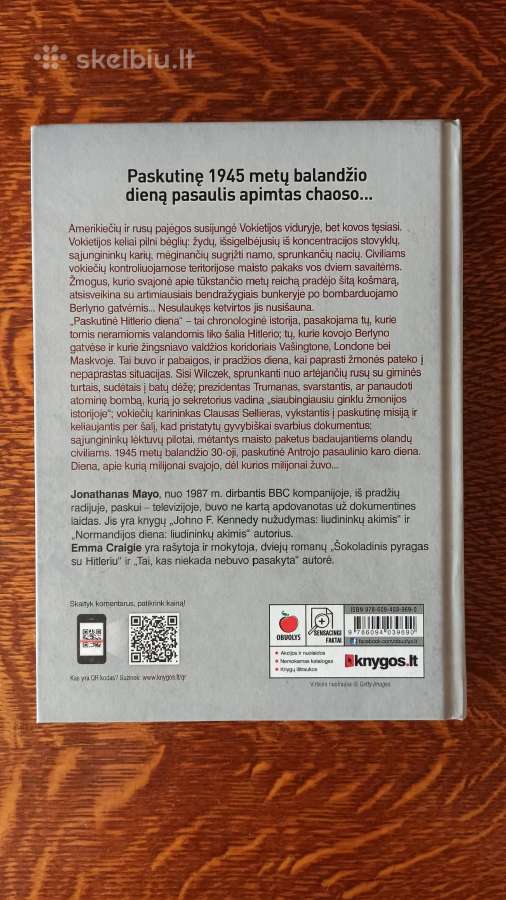Parduodu knyga"hitleris Paskutine Diena" - nuotraukos Nr. 2