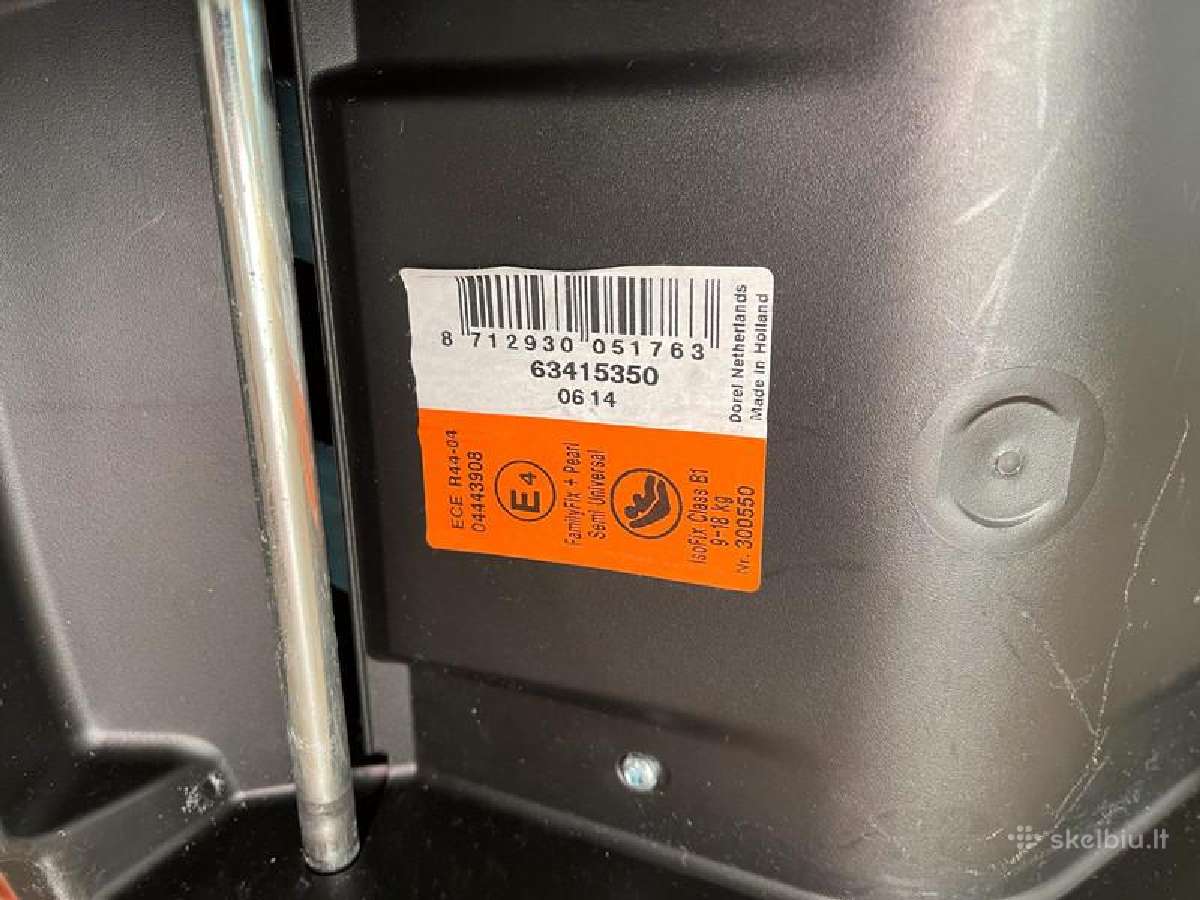 Maxi Cosi Pearl autokėdutė su Isofix baze 9-18 kg - nuotraukos Nr. 3