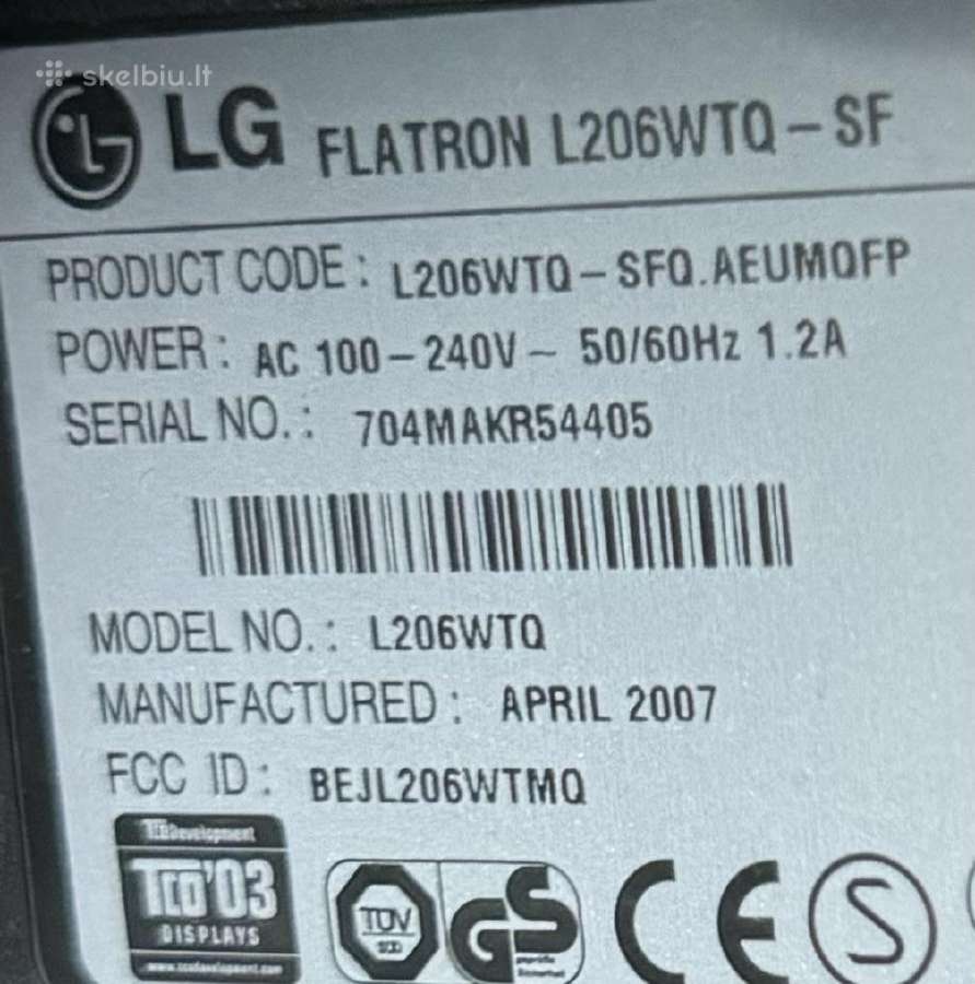 LG monitorius - nuotraukos Nr. 2