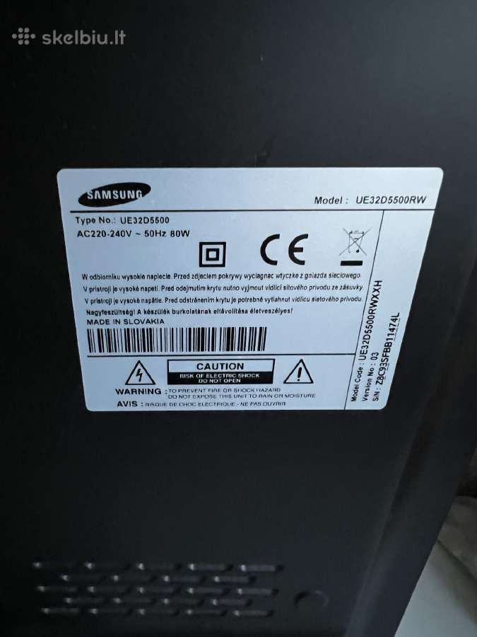 Televizorius Samsung Ue32d5500rw - nuotraukos Nr. 4