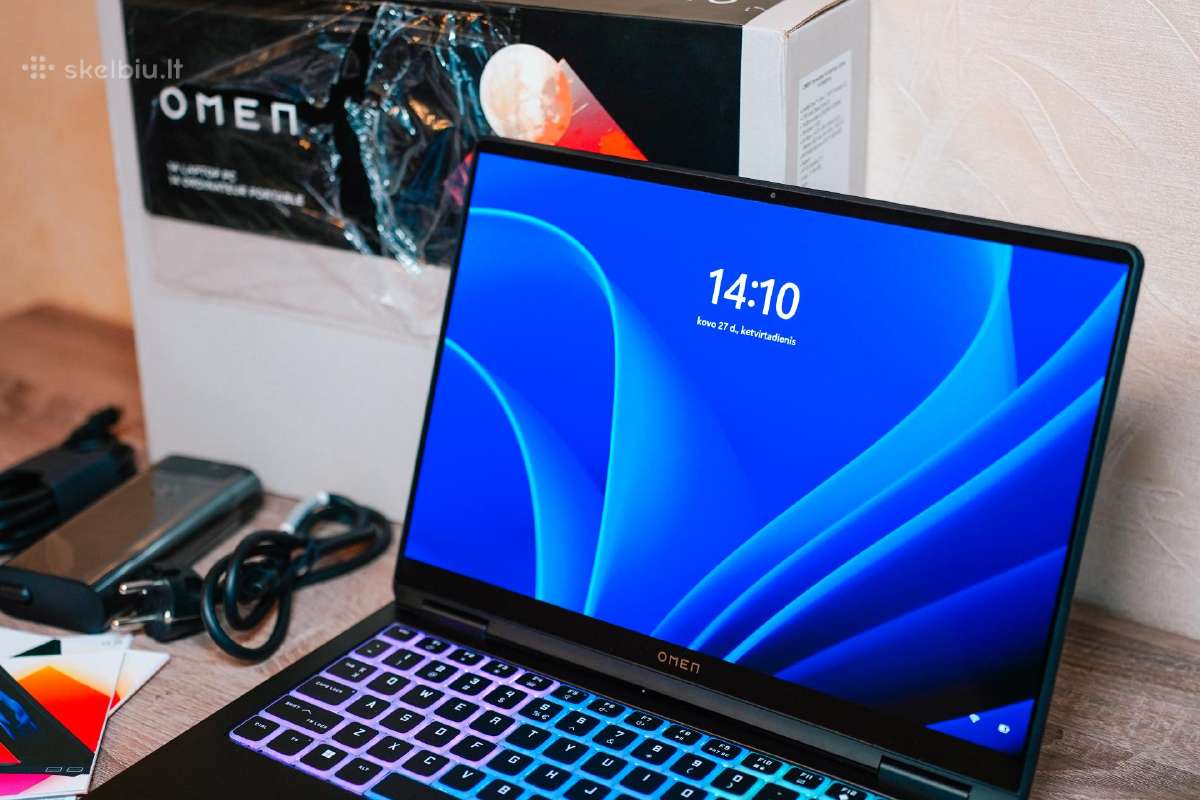 Naujas Hp Omen Transcend 14 nešiojamas kompiuteris - nuotraukos Nr. 4