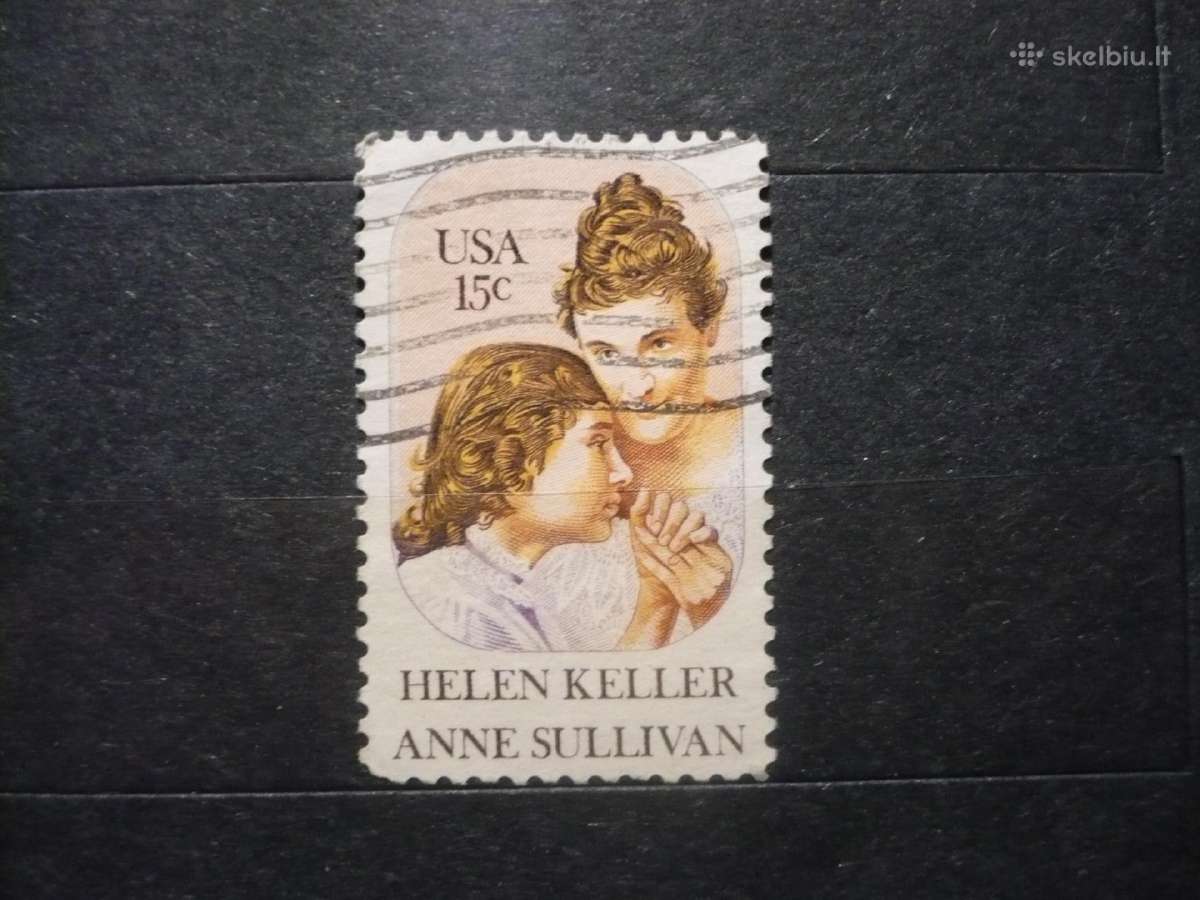 1980 Helen Keller ir Anne Sullivan