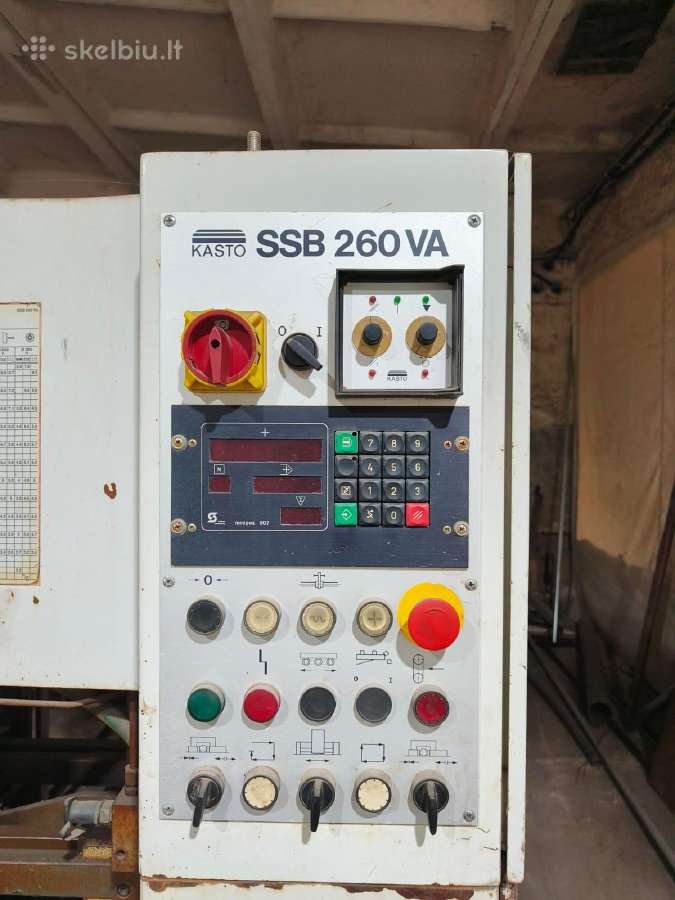 Pjovimo stakles Kasto Ssb260va - nuotraukos Nr. 8