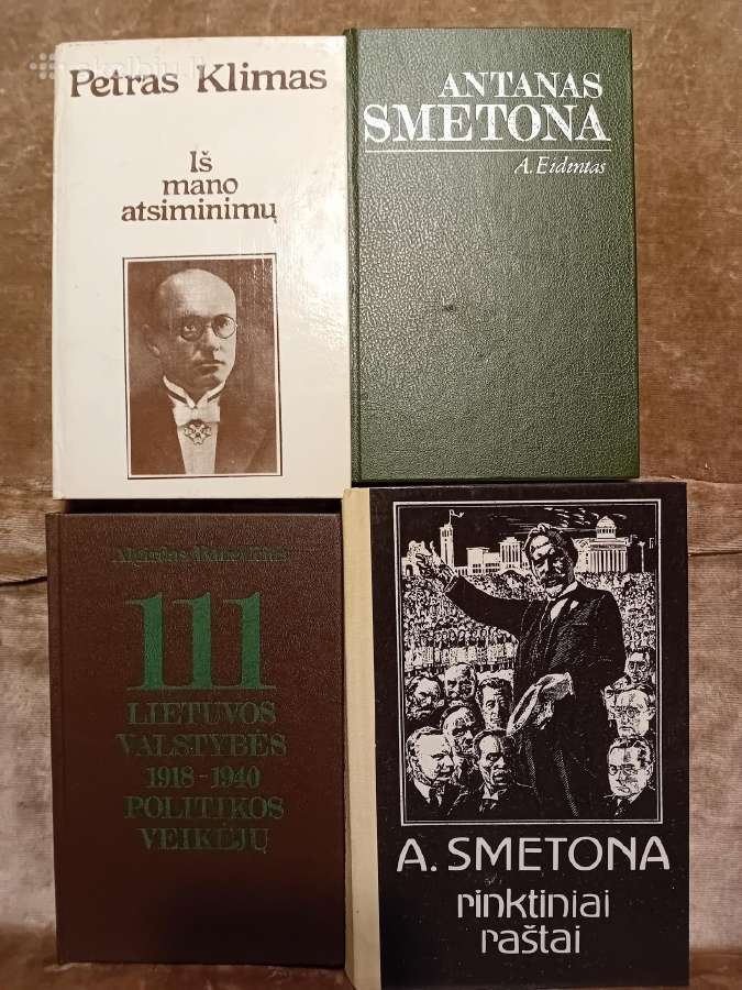 Knygos apie A. Smetoną, P. Klimą ir 111 veikėjų