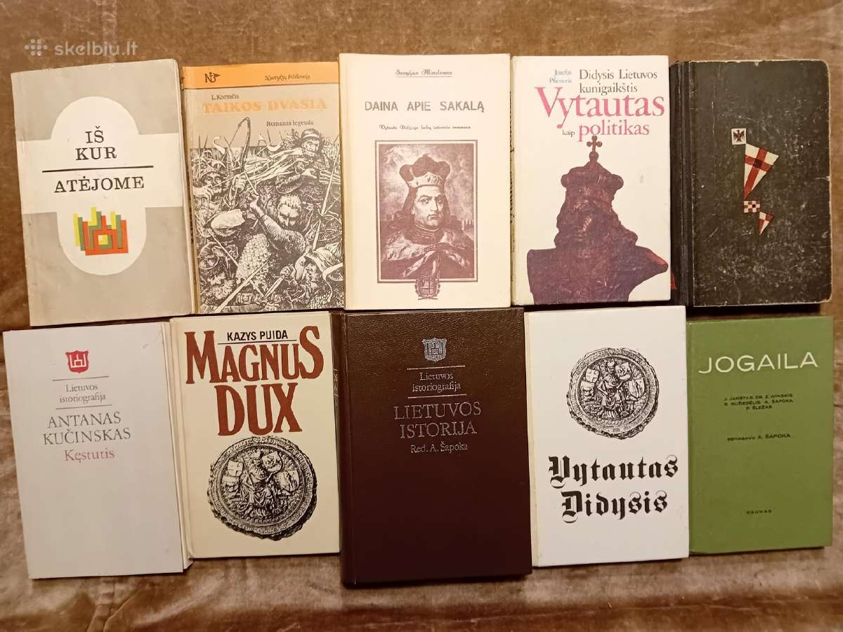 Knygos apie Vytautą Didįjį, Kęstutį, Jogailą, kt.