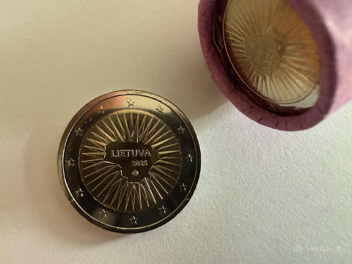 Nauja 2025 m. 2 eur. Lietuvos moneta. - nuotraukos Nr. 2