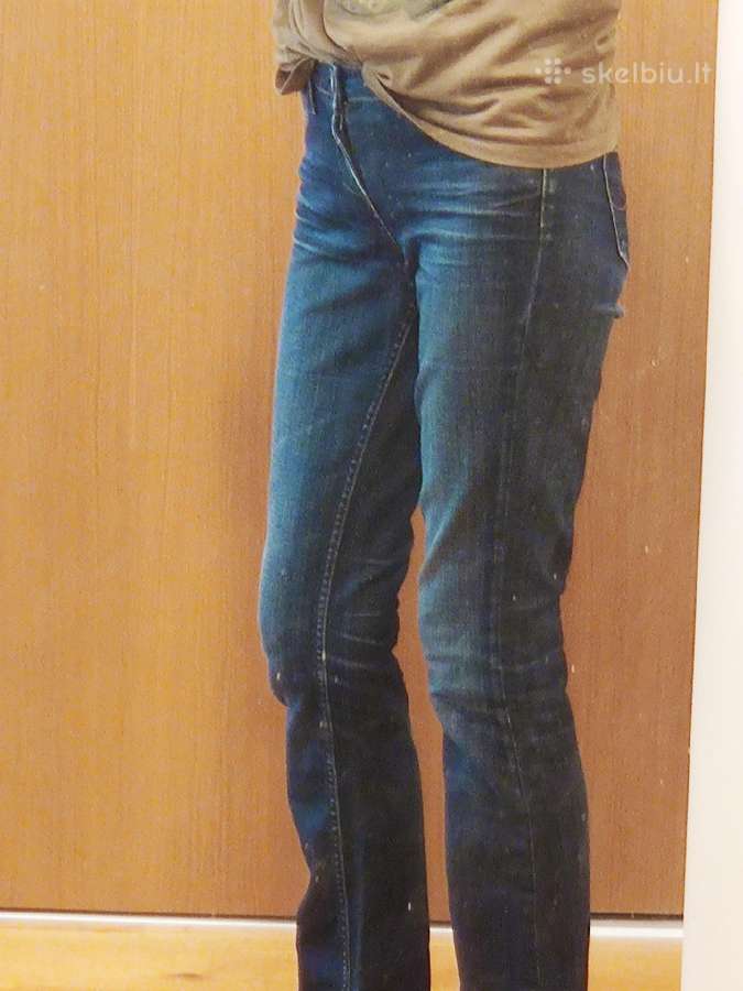 Hilfiger tamsiai mėlynos spalvos džinsai moteriški - nuotraukos Nr. 7