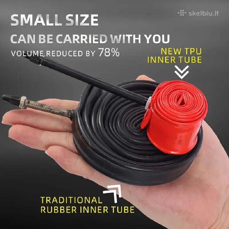 Tpu itin lengva dviračių kamera (29x1.95-2.6" / 28