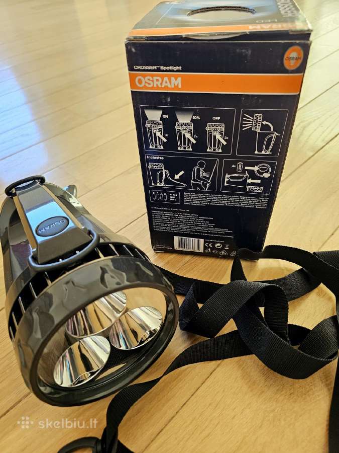 Nešiojamas LED prožektorius Crosser Osram.