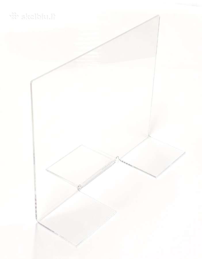 Skaidrus 4mm organinio stiklo skirtukas - nuotraukos Nr. 2