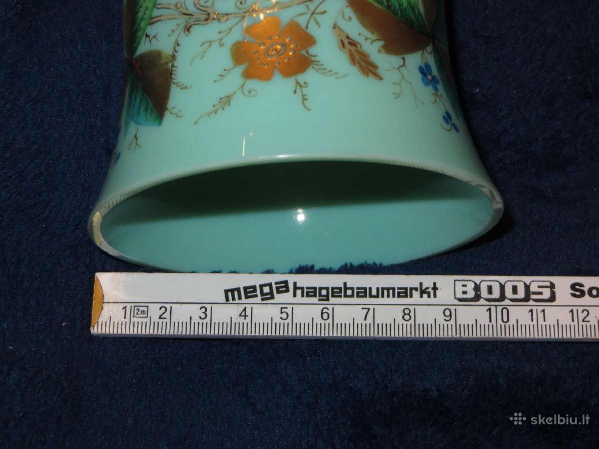Vaza antikvarinė 19a. Viktorijos ar senesnė ~21 cm - nuotraukos Nr. 6