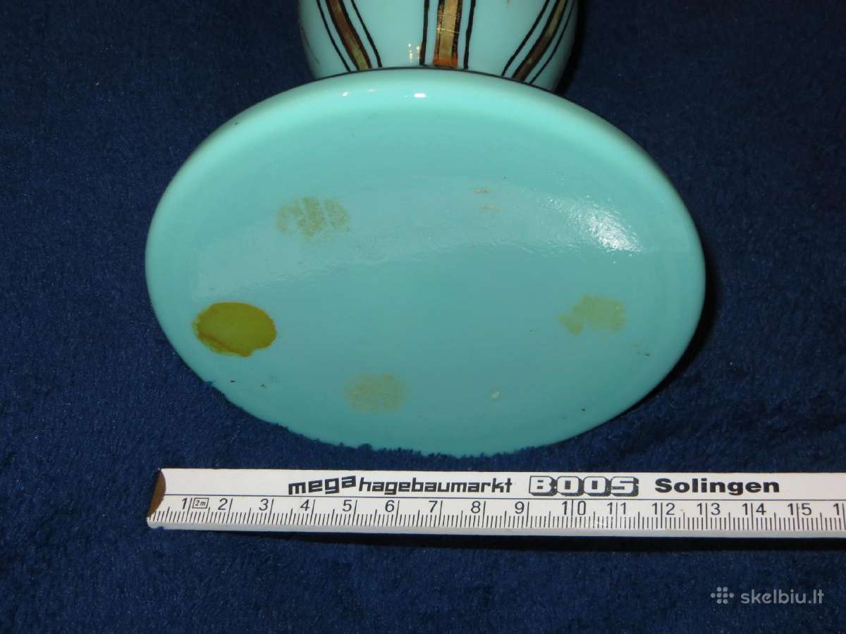 Vaza antikvarinė 19a. Viktorijos ar senesnė ~21 cm - nuotraukos Nr. 8