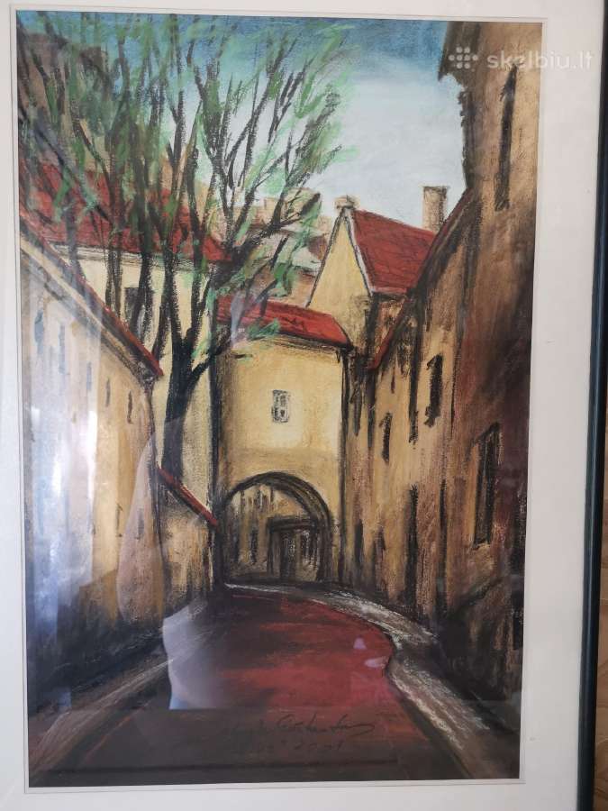 Algirdo Goštauto 2001 m. akvarelė . - nuotraukos Nr. 4