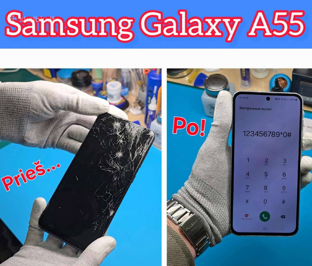 iPhone, Samsung, Xiaomi, Huawei, Remontas Vilniuje - nuotraukos Nr. 20