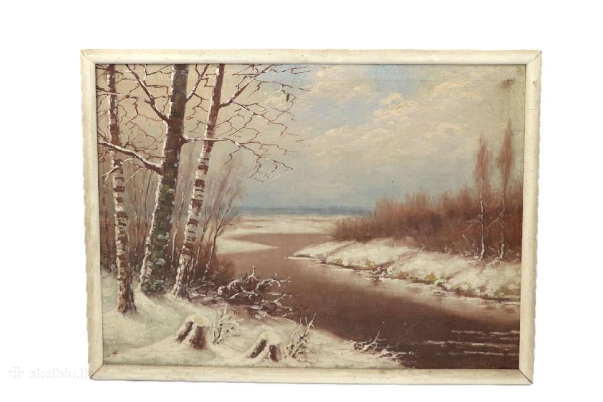 (Drobė, Aliejus), 70x52 см./ 64.5x47.5 см.kaina40