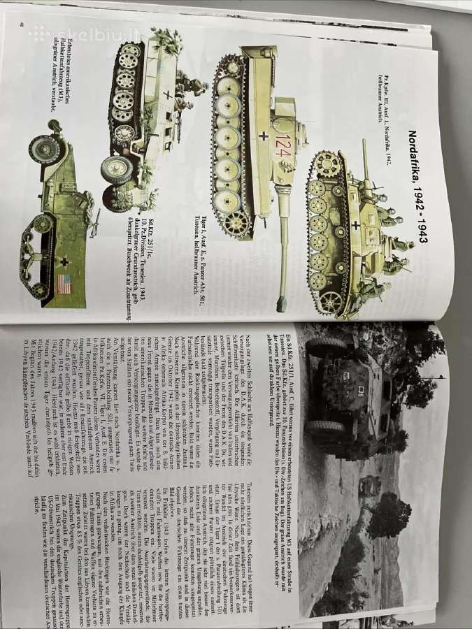 1939-1945 Vokietijos šarvuočių katalogas 180 nuotr - nuotraukos Nr. 2