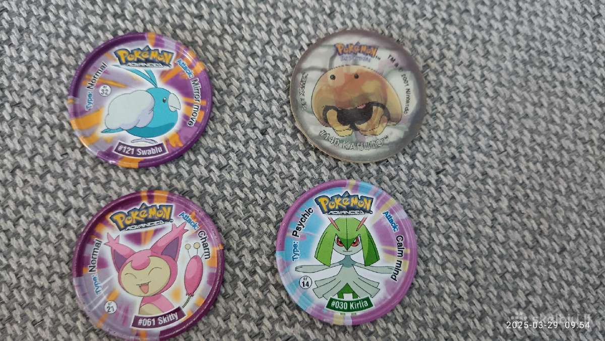 Pokemonų kepsai / tazai