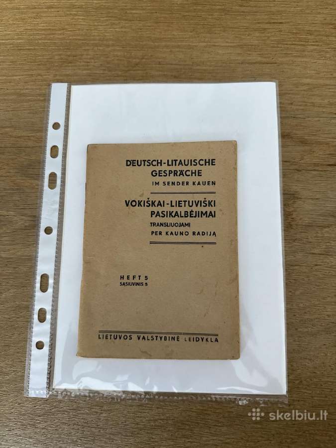Vokiškai - Lietuviški pasikalbėjimai 5 sąsiuvinis