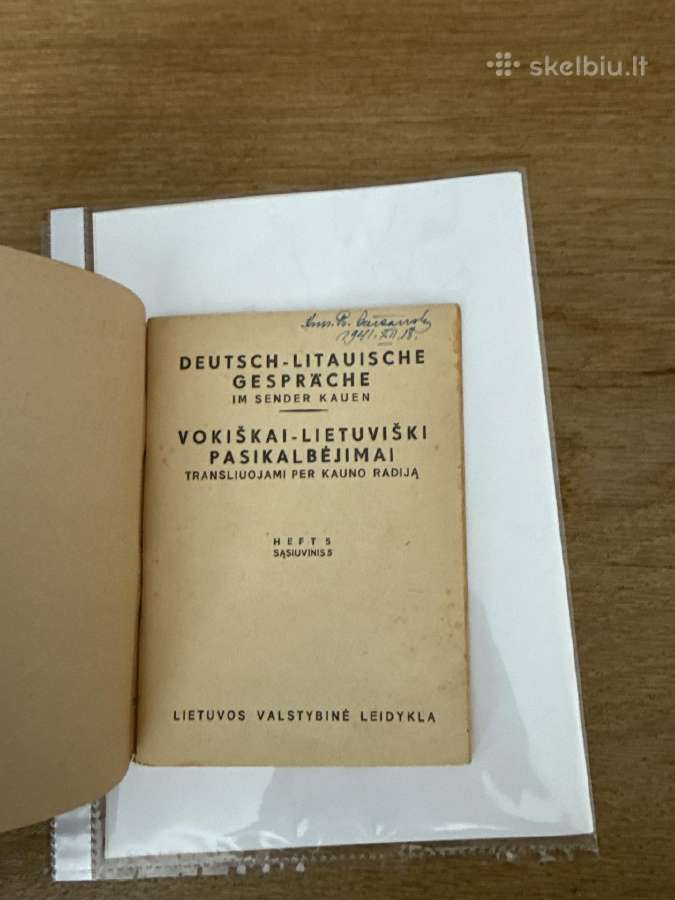 Vokiškai - Lietuviški pasikalbėjimai 5 sąsiuvinis - nuotraukos Nr. 2