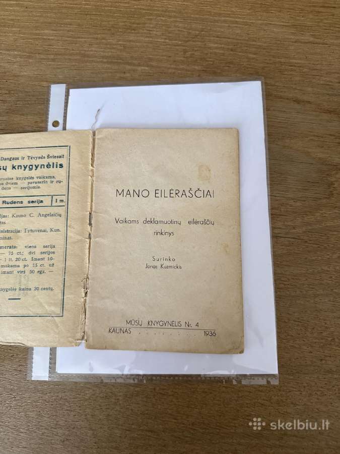 Mano eilėraščiai 1936 m. - nuotraukos Nr. 2