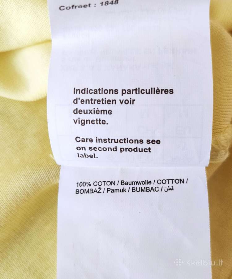 Nauja geltona medvilninė palaidinė moteriška - nuotraukos Nr. 3