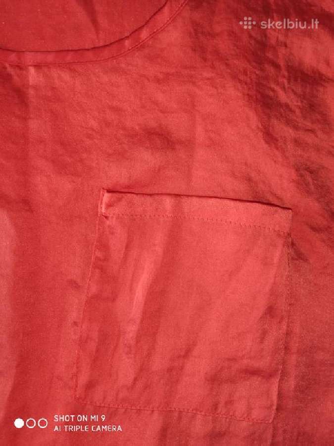 Nauja koralų spalvos berankovė moteriška palaidinė - nuotraukos Nr. 2
